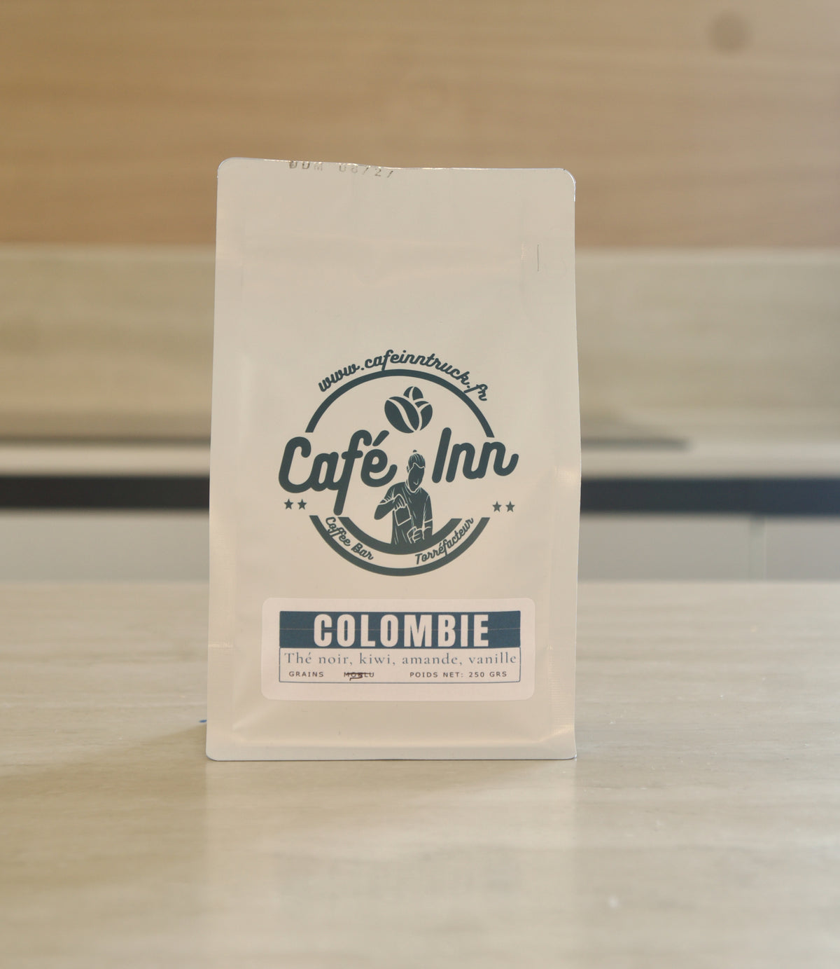 Sachet de café Colombie Attia Exotics Café Inn, vue de face