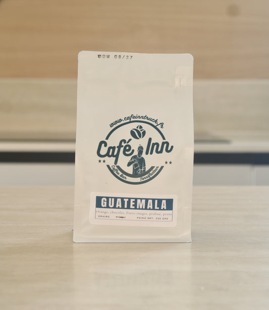 Sachet de café Guatemala La Bolsa Café Inn, vue de face