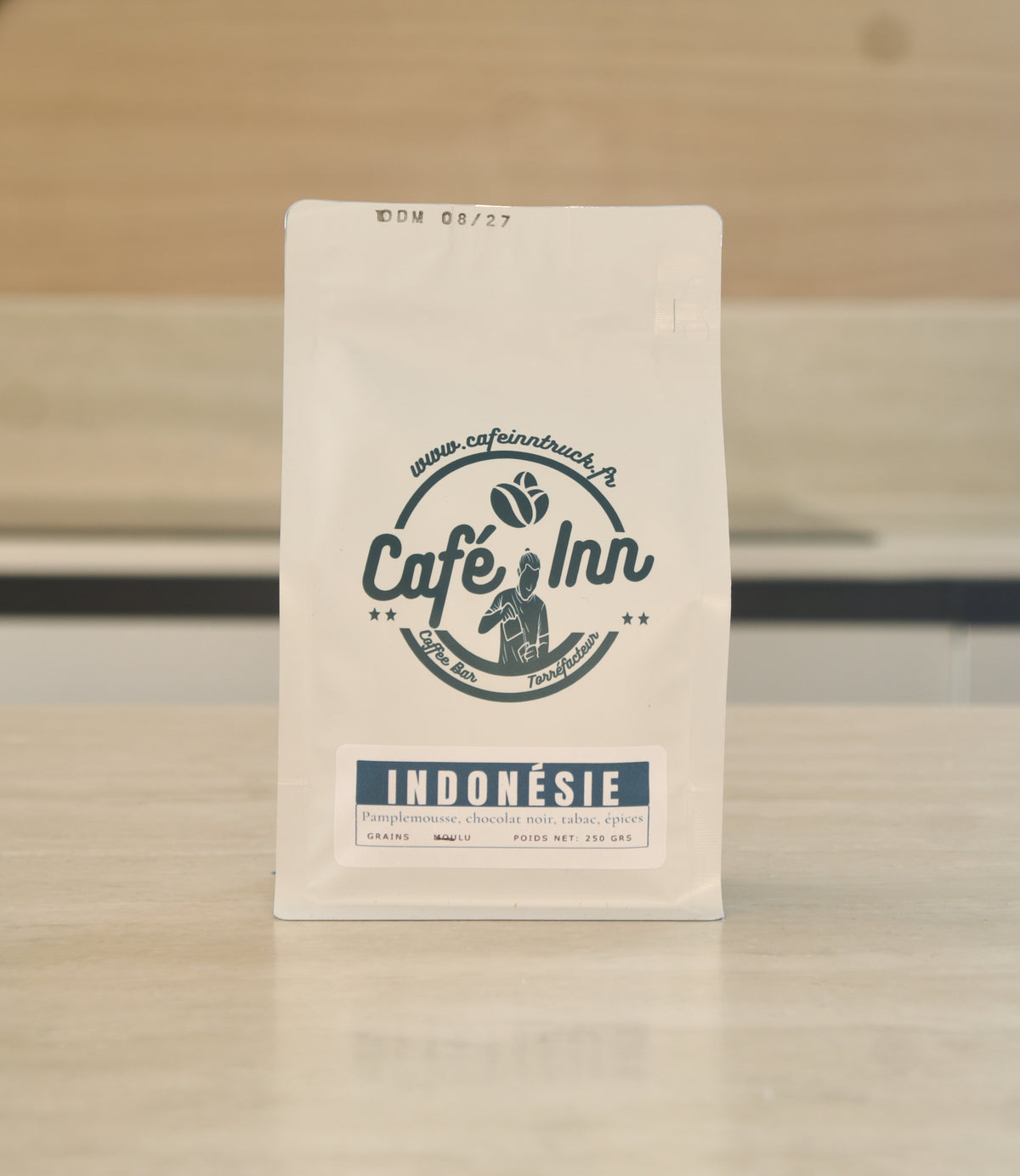 Sachet de café Indonésie Wanita Gayo Café Inn, vue de face