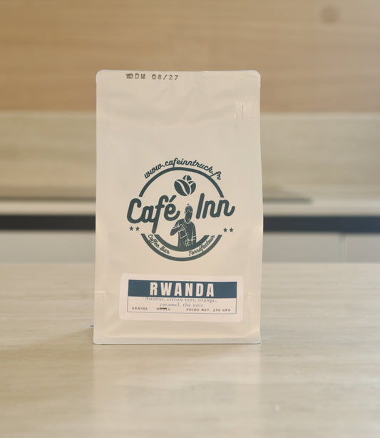 Sachet de café Rwanda Cyiya 843 Café Inn, vue de face